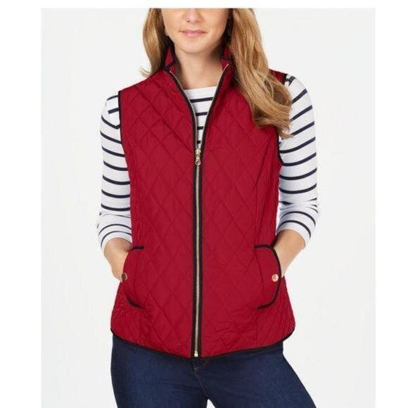 Charter Club Quilted Vest - Picture 1 of 3